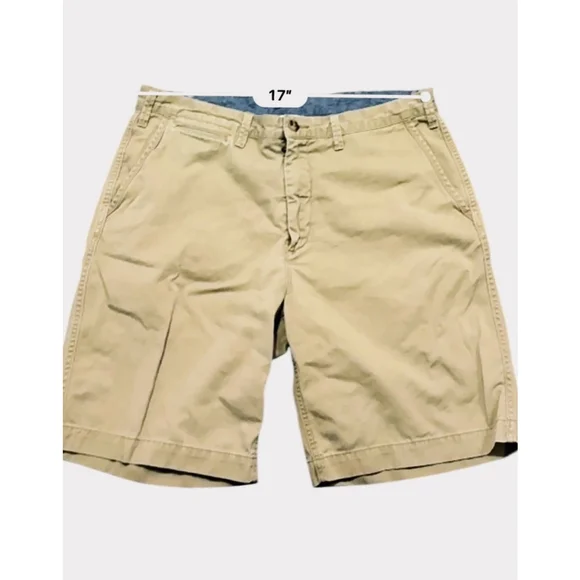 Polo Ralph Lauren Relaxed Fit Twill 10" Inseam Surplus Shorts Khaki Sz 35 - Picture 4 of 9